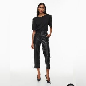 Babaton (Artizia) Command Cropped Pant in Pleather